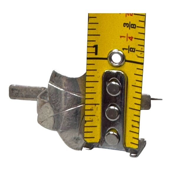 Leonore Doskow Handmade Sterling Silver Mid-Century Posy Pin Bouquet Handwrought - Picture 6 of 7